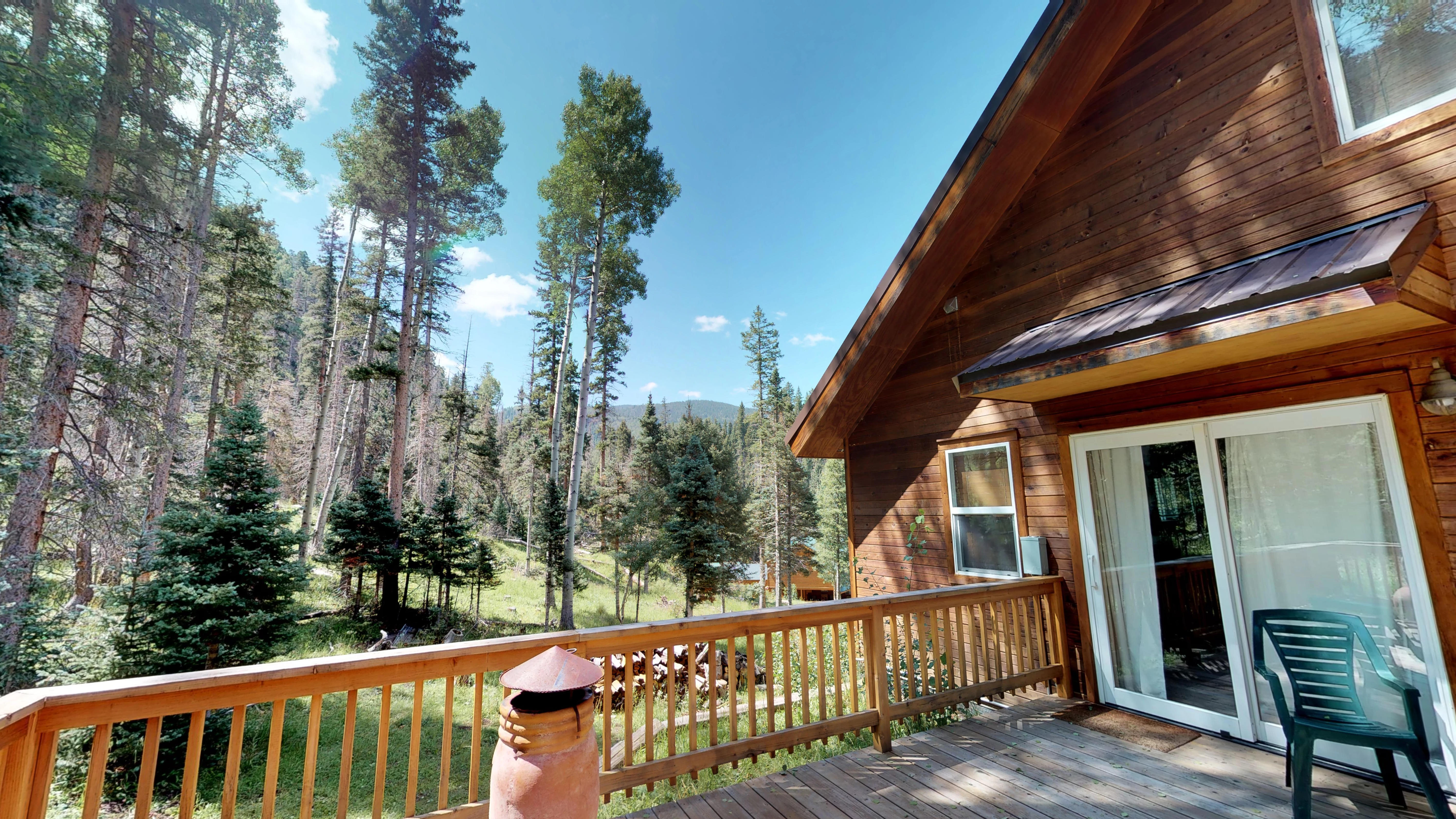 Balcony view of Carson National Forest